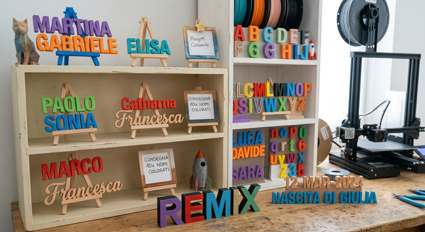 Creazione stampata in 3D